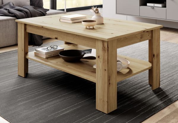 Couchtisch 110x67 Beistelltisch Wohnzimmertisch Sofatisch Ablagetisch Artisan