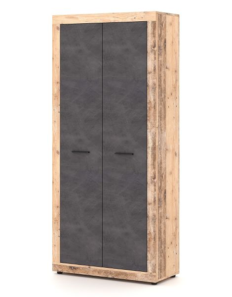 Kleiderschrank Flurschrank Dielenschrank Dielenmöbel Old Style Hell Matera