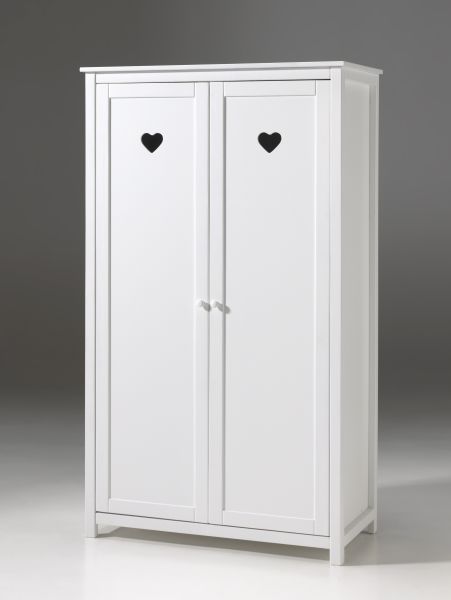 Vipack: Kleiderschrank 2-trg "AMORI" - Kinderschrank - Kinderkleiderschrank