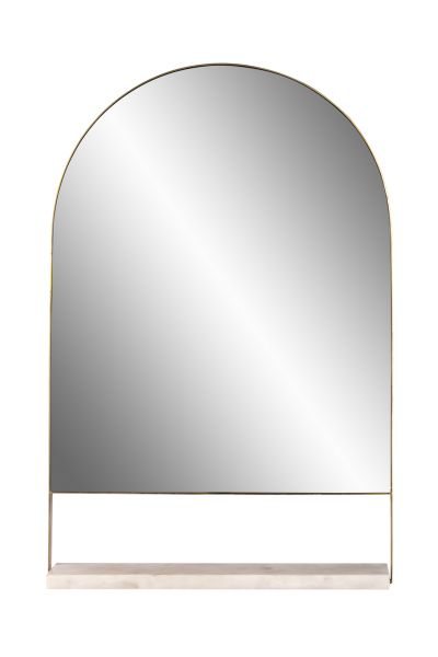 Spiegel Ablage Wandspiegel gold Wanddekor Flurspiegel Hängespiegel modern Marmor