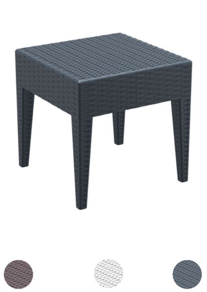 Outdoor Tisch Gartentisch Beistelltisch Rattantisch Terrassenmöbel Balkonmöbel