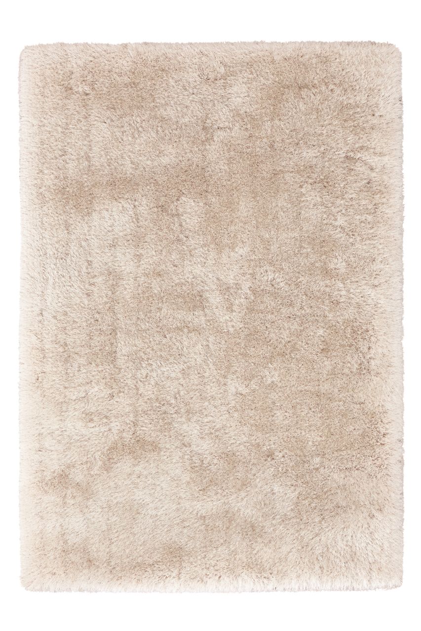 Teppich Wohnzimmer Hochflor weich Weiß modern Langflor Uni Schlafzimmer Läufer