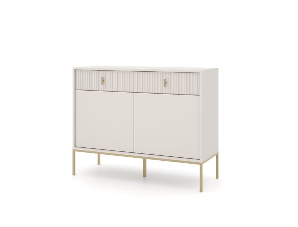 Sideboard Kommode 2T/2S Highboard Anrichte Wohnmöbel Schrank Kaschmir Gold