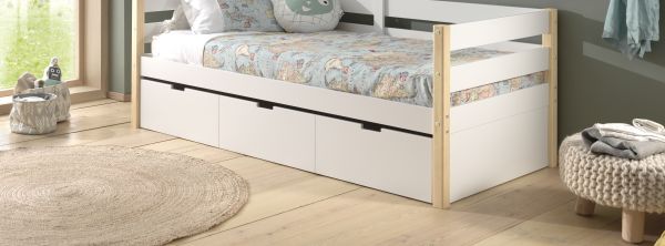 Bettschublade zum Bett "Magrit"- 90x190 Stauraum Unterbettschublade