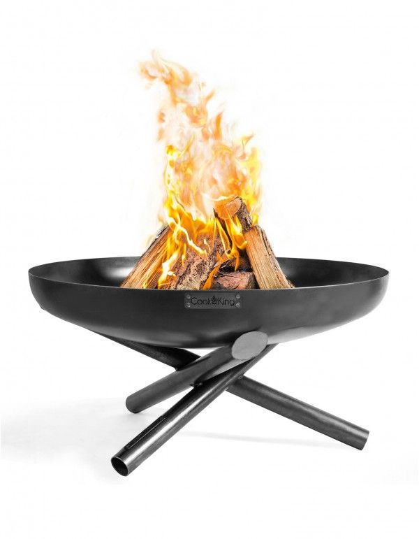 Feuerschale aus Stahl - Feuerkorb Grillfeuer Feuerstelle - Ø 60 cm / Höhe 40 cm