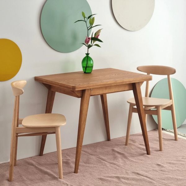 furnierter Esszimmertisch 65x90 (130x90) ausziehbar Tisch Küchentisch Wohnzimmertisch Esszimmer