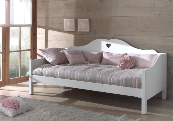 Vipack "AMORI" Kojenbett 90 x 200 Kinderbett Jugendbett - MDF weiß lackiert