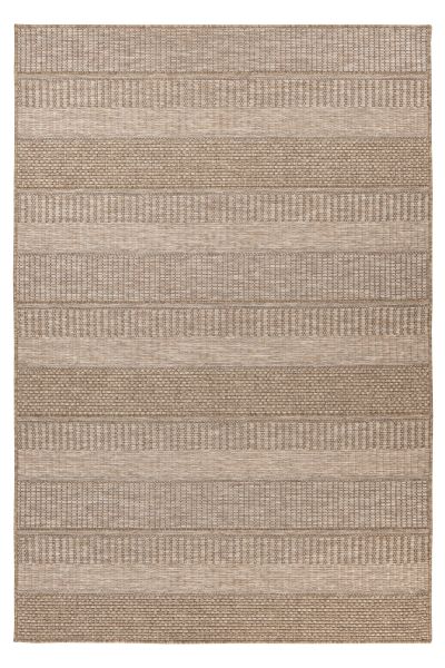 Teppich Höhe 9 mm Kurzflorteppich rechteckig Natur Indoor Outdoor 4 Größen