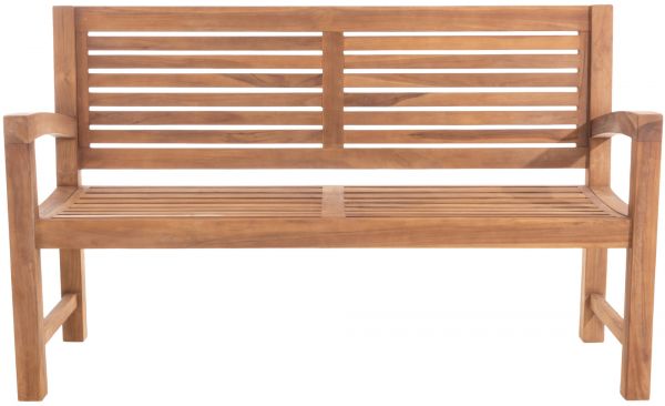 Teakbank 150- Gartenbank Holzbank outdoor Sitzbank massiv Parkbank Teakholz