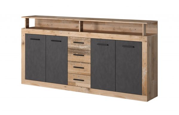 Sideboard Kommode 4T/4S Highboard Anrichte Wohnmöbel Schrank - Old Style/Matera