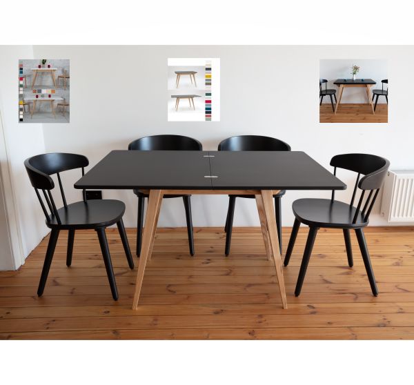 Esszimmertisch 65x90 (130x90) ausziehbar Esstisch Tisch Küchentisch Wohnzimmertisch Esszimmer