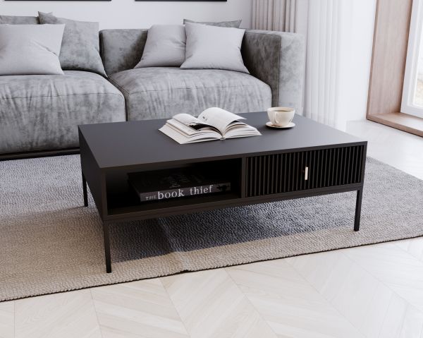 Couchtisch Beistelltisch Wohnzimmertisch Sofatisch Ablagetisch Schwarz